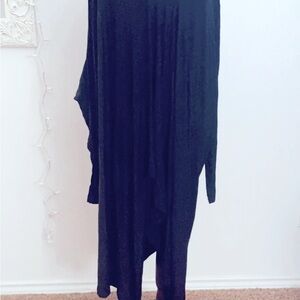 Alistair Trung lagenlook black dress